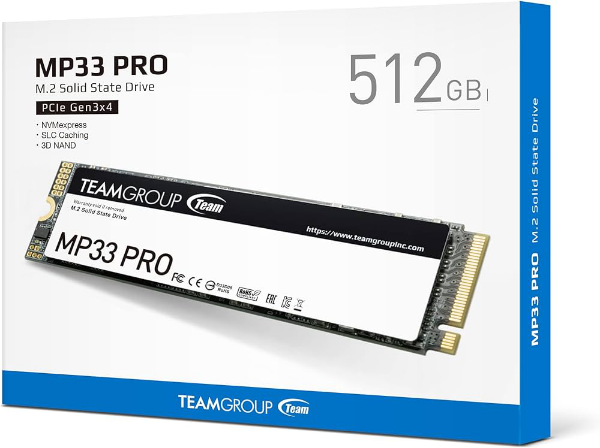 Picture of 512 GB Team Group MP33 Pro NVMe SSD
