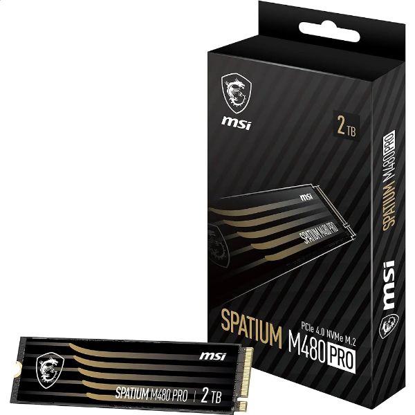 Picture of 2 TB MSI SPATIUM M480 PRO PCIe 4.0 NVMe M.2 SSD