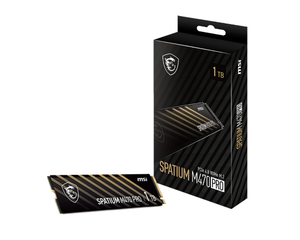 Picture of 1 TB MSI SPATIUM M470 PRO PCIe 4.0 NVMe M.2