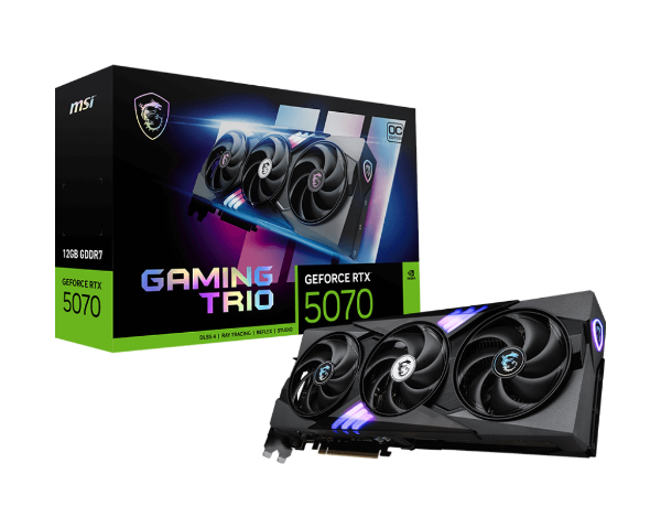 Picture of MSI GeForce RTX™ 5070 GAMING TRIO OC 12 GB