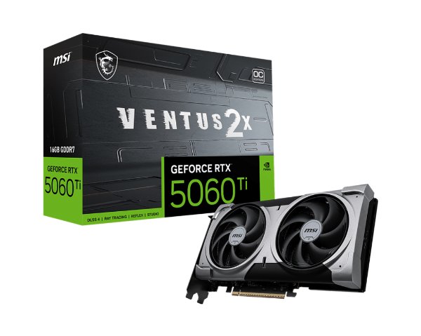 Picture of MSI GeForce RTX™ 5060 Ti VENTUS 2X OC PLUS 16 GB