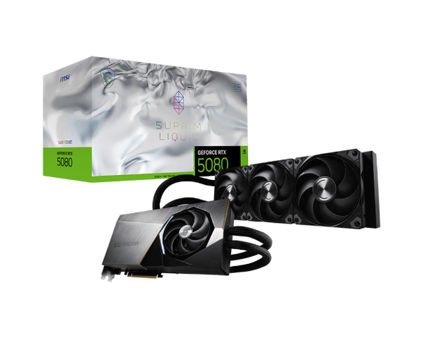 Picture of MSI GeForce RTX™ 5080 SUPRIM LIQUID SOC 16 GB