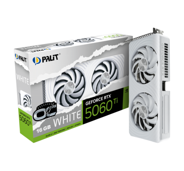Picture of Palit GeForce RTX™ 5060 Ti White OC 16GB