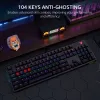 Picture of rapoo V500 Pro Backlit Mechanical Gaming Keyboard - Blue Switch