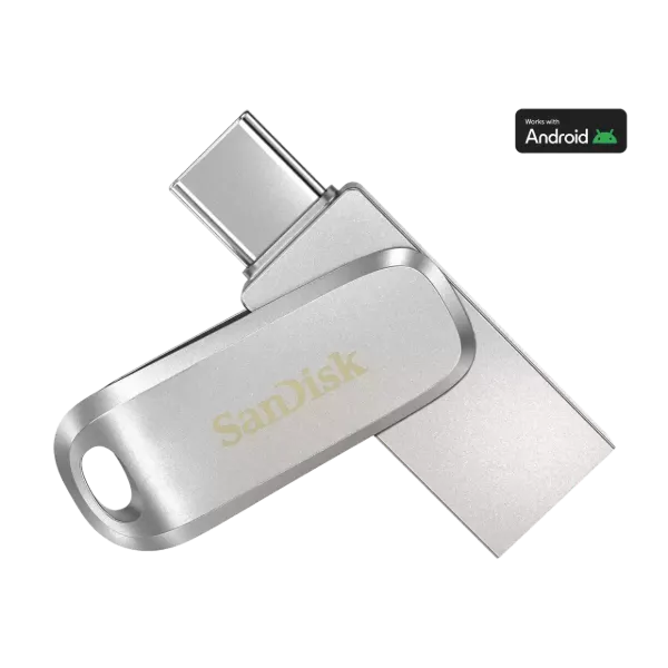 Picture of 256 GB SanDisk Ultra Dual Drive Luxe USB Type-C™ Flash Drive - Silver