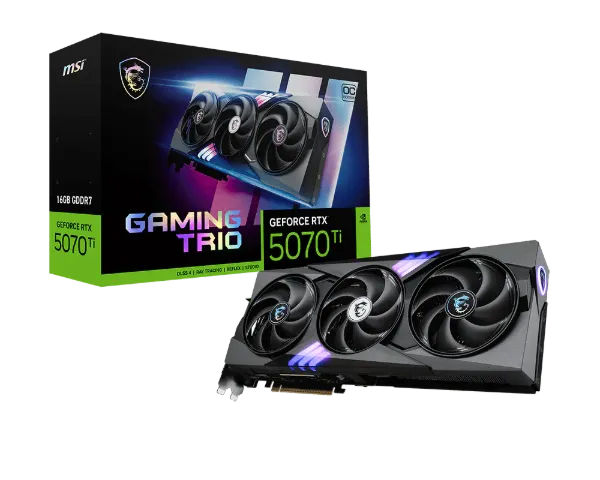 Picture of MSI GeForce RTX™ 5070 Ti GAMING TRIO OC 16 GB